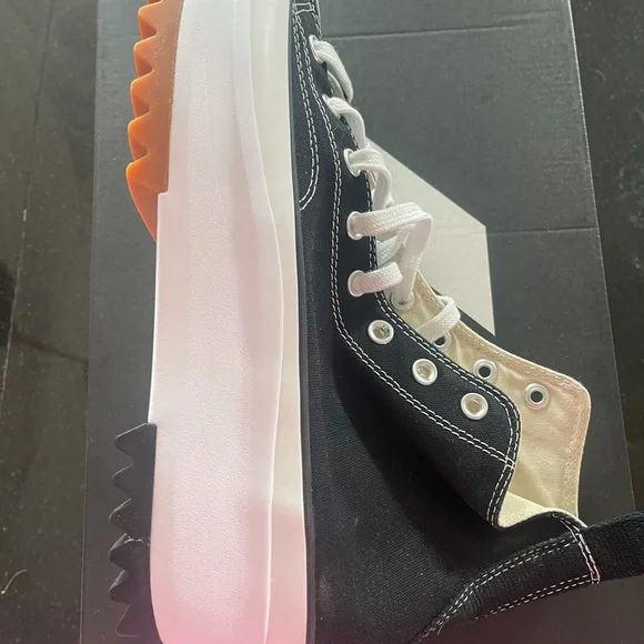 Converse Run Star Hike Sneakers in Black - Picture 2 of 5